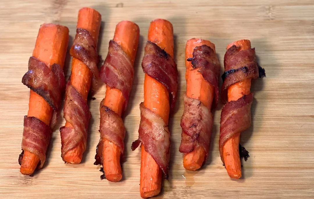 Bacon Wrapped Carrots Recipe Gwillimdale Farms