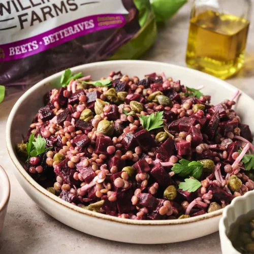 Vegan Spring Beluga Lentil & Beet Salad 1 Beet Salad 06