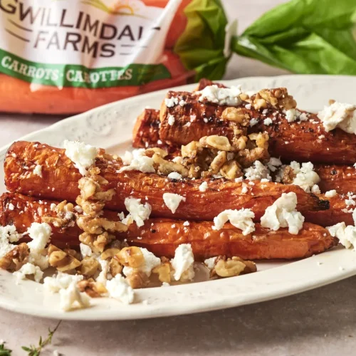 Roasted Carrots with Candied Pecan and Goat Cheese 1 Roasted Carrots 18