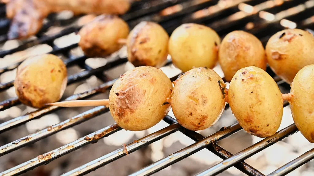 BBQ Potato Skewers 3 Grilled Potatoes 08