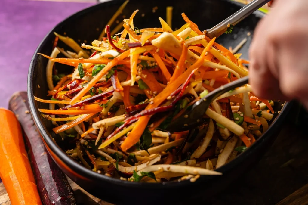 Rainbow Carrot Salad 8
