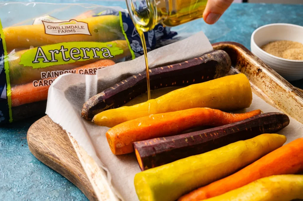Roasted Rainbow Carrots 6