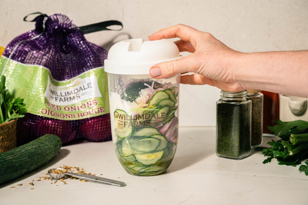 Onion Cucumber Salad in a Jar 10