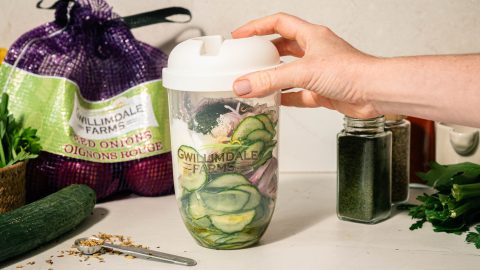 Onion Cucumber Salad in a Jar 10
